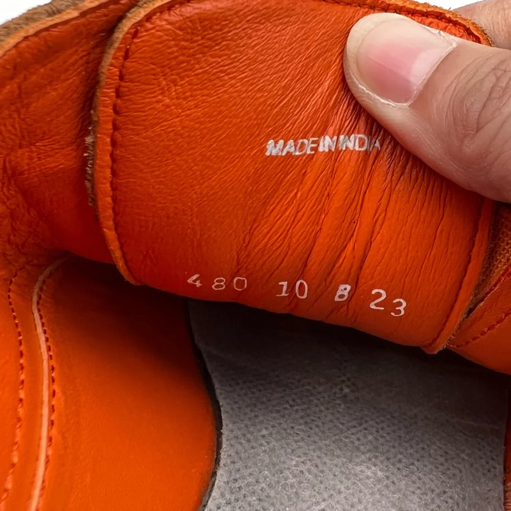 Cole Haan Brown and Orange Flats - Picture 15 of 16
